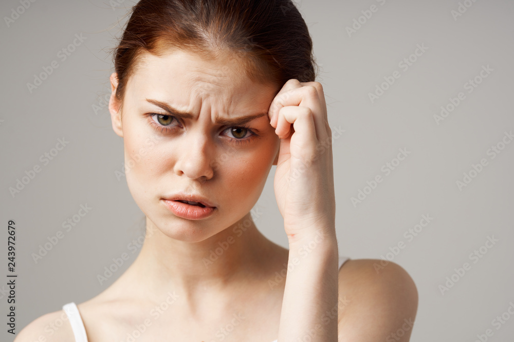 headache woman headache woman