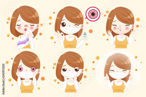 feature of hay fever