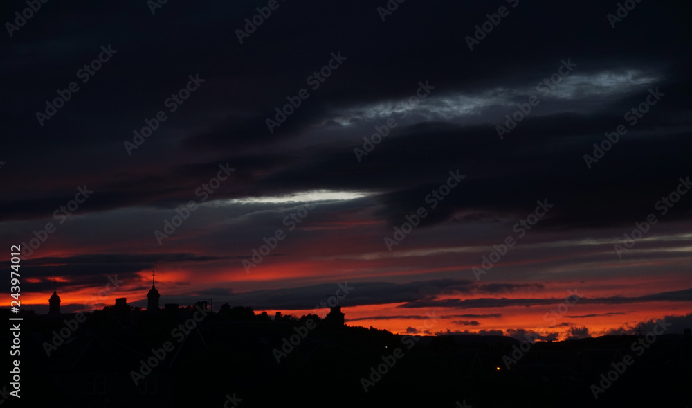 Obraz premium Sunset City 