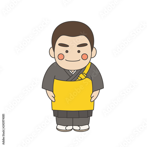 男性キャラクター住職