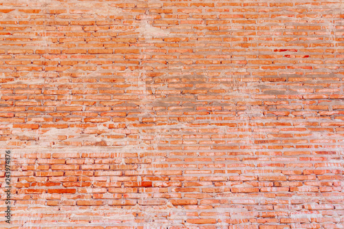  brick wall old vintage broken for background