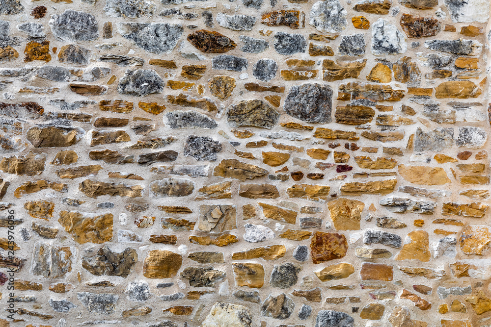 Spanish Mission Stone Wall - San Antonio, Texas Spanish Mission Stone Wall - San Antonio, Texas