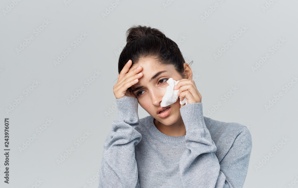 woman has the flu woman has the flu