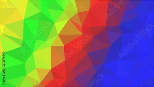 Color Polygonal Mosaic Background  Low Poly Style  Vector illustration  Business Design Templates  Shining polygon pattern  geometric image in Origami style with gradient. Bright template for web site