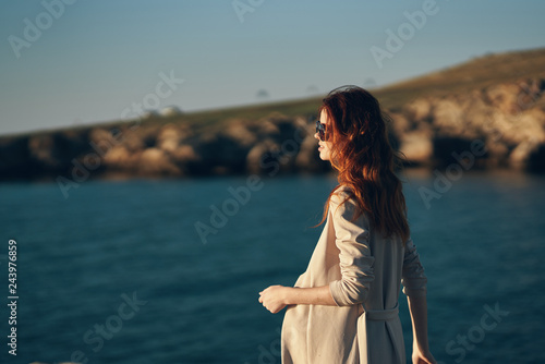 woman by the sea