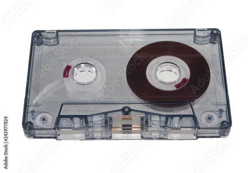 cassette tape isolated on white background