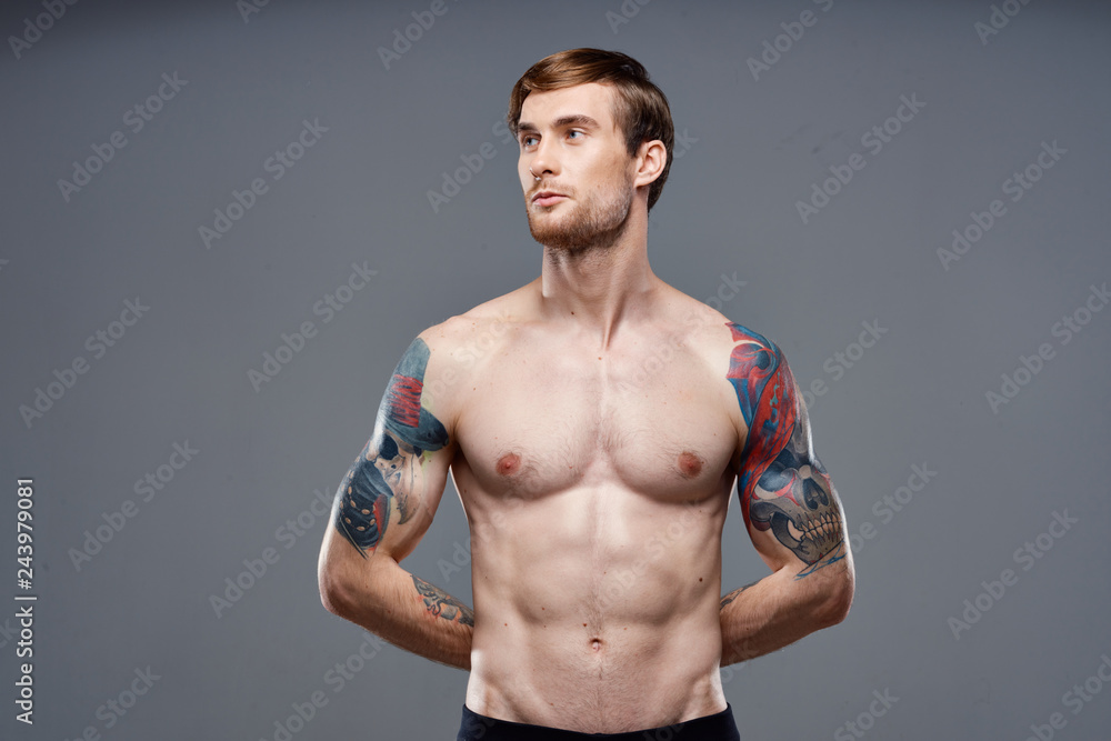 Fototapeta premium portrait of muscular man