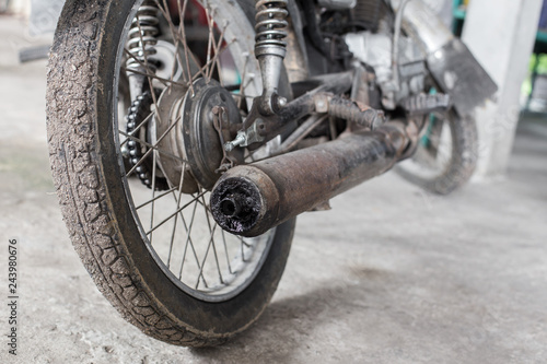 motorcycle tires and exhaust