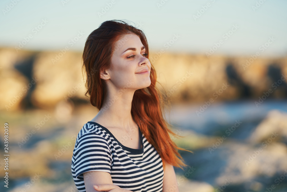 cute woman in nature cute woman in nature