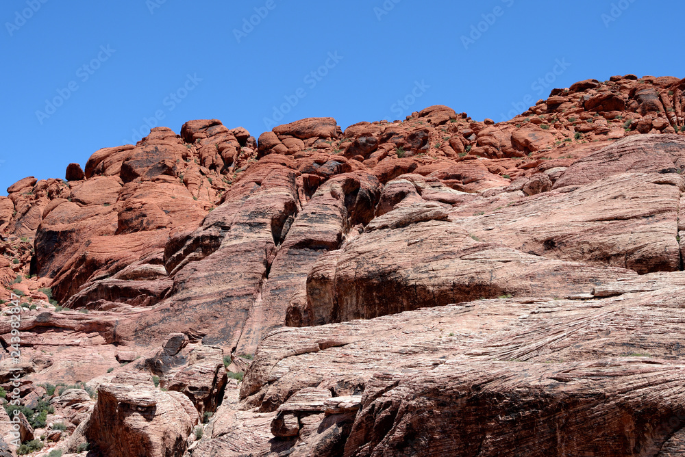 Rock Formation in Red Rock Canyon, Nevada, USA Rock Formation in Red Rock Canyon, Nevada, USA