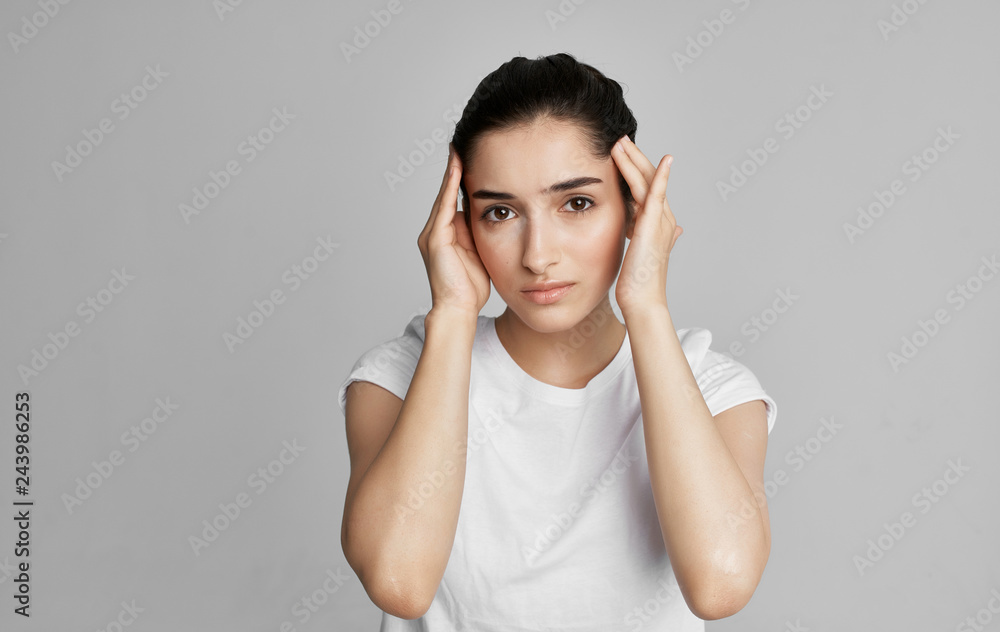 woman headache woman headache
