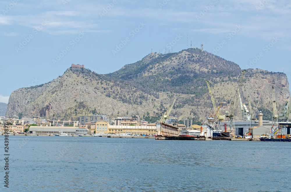 Docks at Palermo, Sicily