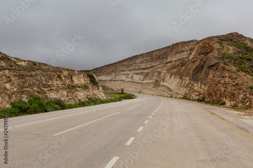 The roads and scenery near Salalah, Dhofar Province, Oman