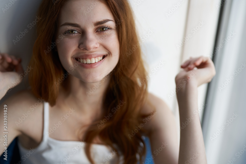 young woman smiling portrait without makeup young woman smiling portrait without makeup