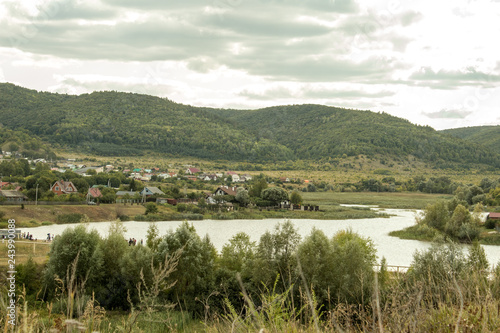 lake in the village