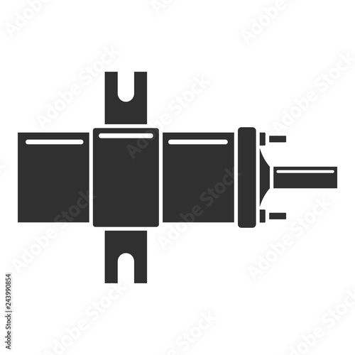 Car ignition bobbin icon. Simple illustration of car ignition bobbin vector icon for web design isolated on white background