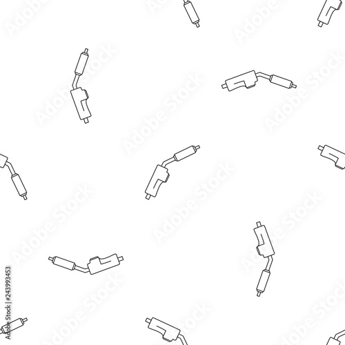 Gas welding tool icon. Outline illustration of gas welding tool vector icon for web design isolated on white background