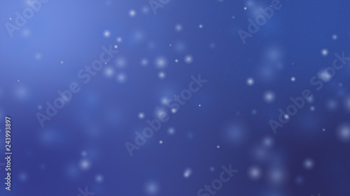 Blue background, digital signature with wave particles, sparkle, veil and space with depth of field. The particles are blue light lines.