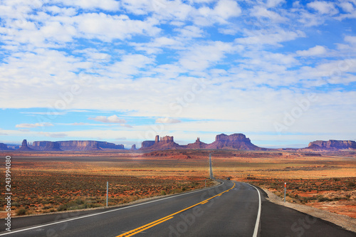 Panoramic view of Entrance to Monument Valley