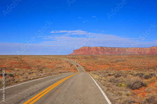 Desert landscape in the spring, Utah, USA.