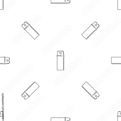 Electric starter icon. Outline illustration of electric starter vector icon for web design isolated on white background