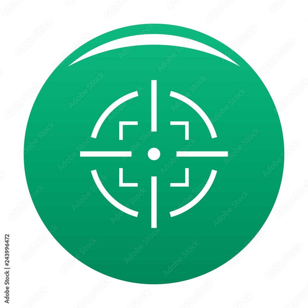 Goal icon. Simple illustration of goal vector icon for any design green Goal icon. Simple illustration of goal vector icon for any design green