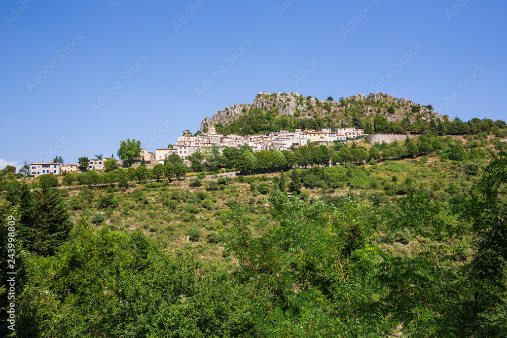 Sainte Agnes, a hilltop village near the coastal town of Menton in the south of France