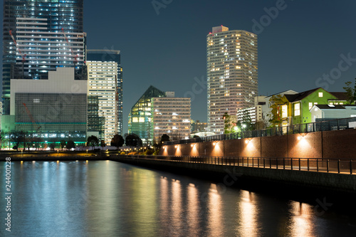 東京ベイエリアの夜の風景