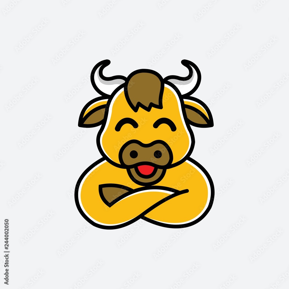 Cute Cow Mascot Cute Cow Mascot