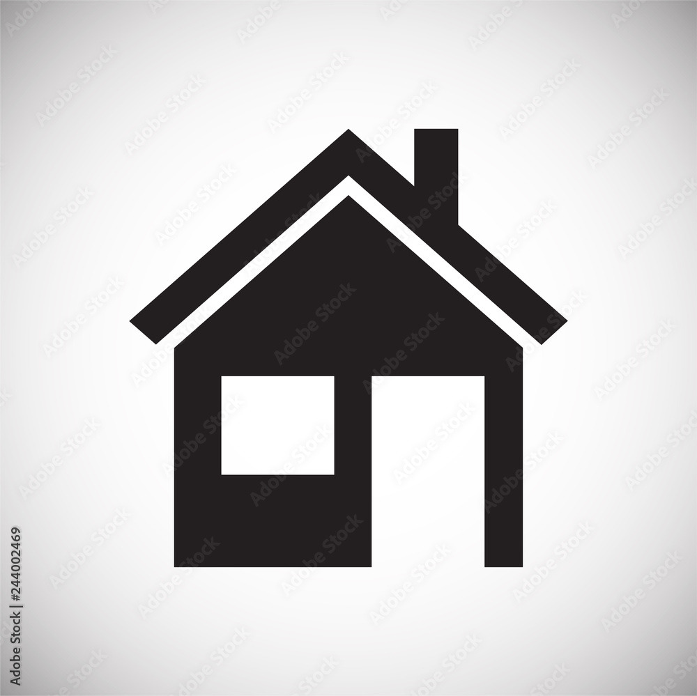 Home icon on white background for graphic and web design, Modern simple vector sign. Internet concept. Trendy symbol for website design web button or mobile app Home icon on white background for graphic and web design, Modern simple vector sign. Internet concept. Trendy symbol for website design web button or mobile app