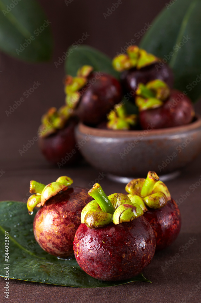 Fresh fruit mangosteen. Fresh fruit mangosteen.