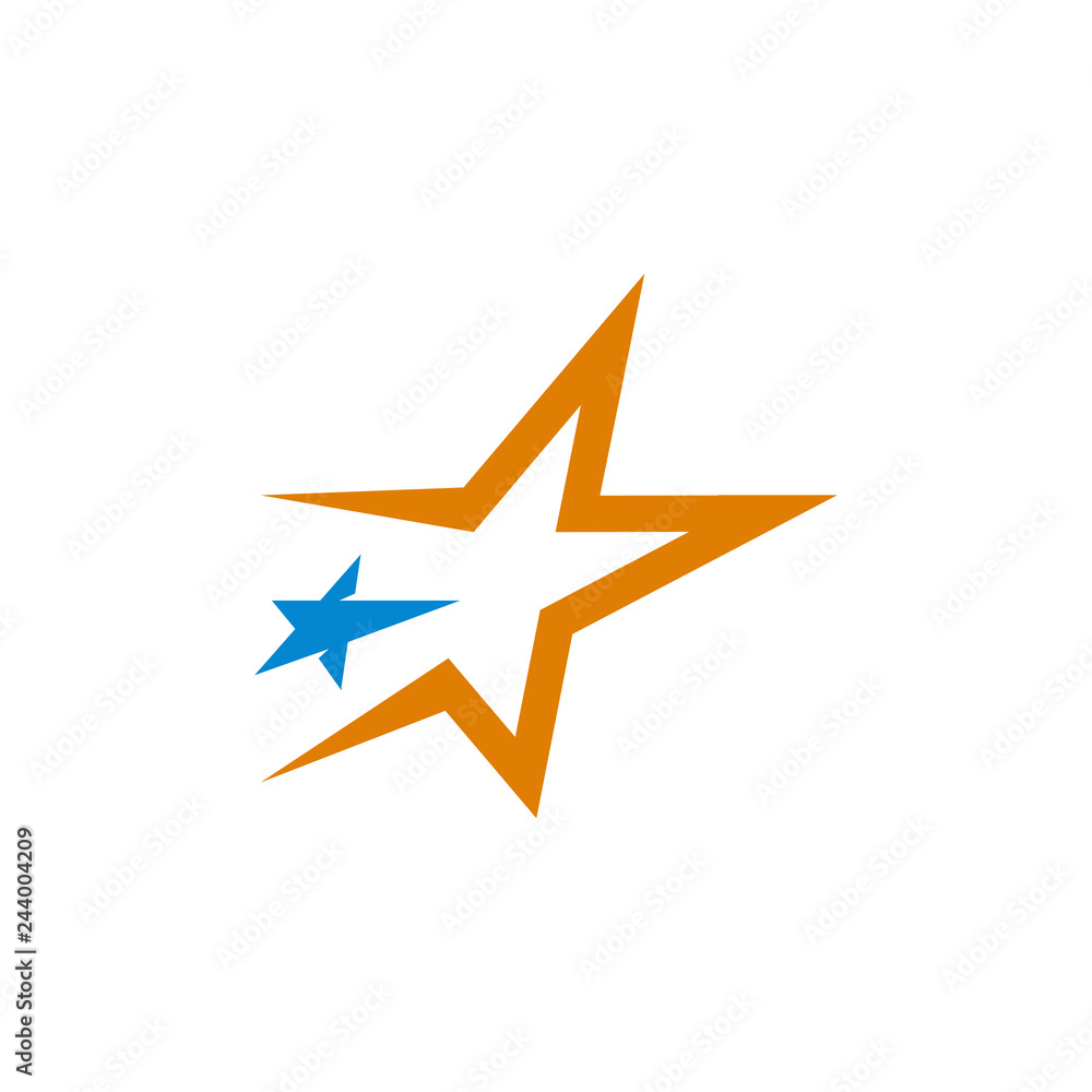 Star logo template, icon vector Star logo template, icon vector