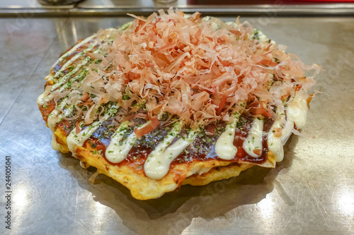 okonomiyaki / Japanese pizza photo