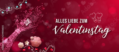 14. Februar Valentinstag - Alles liebe zum Valentinstag