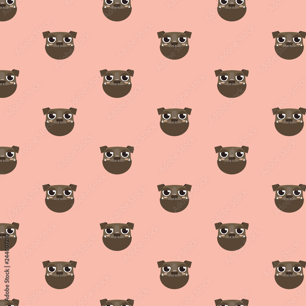 Dog American Pitbull Terrier pattern.. Dog American Pitbull Terrier pattern..