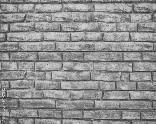 Gray background made from concrete bricks