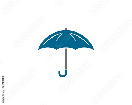 umbrella logo template vector icon