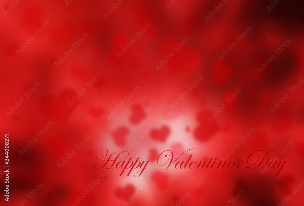 .Valentine's day background with hearts