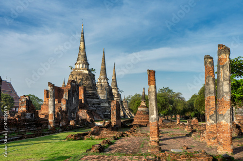Buddhist temple in the city of Ayutthaya