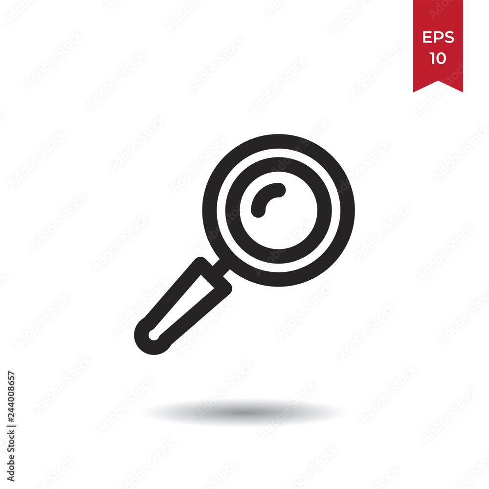 Loupe vector icon Loupe vector icon