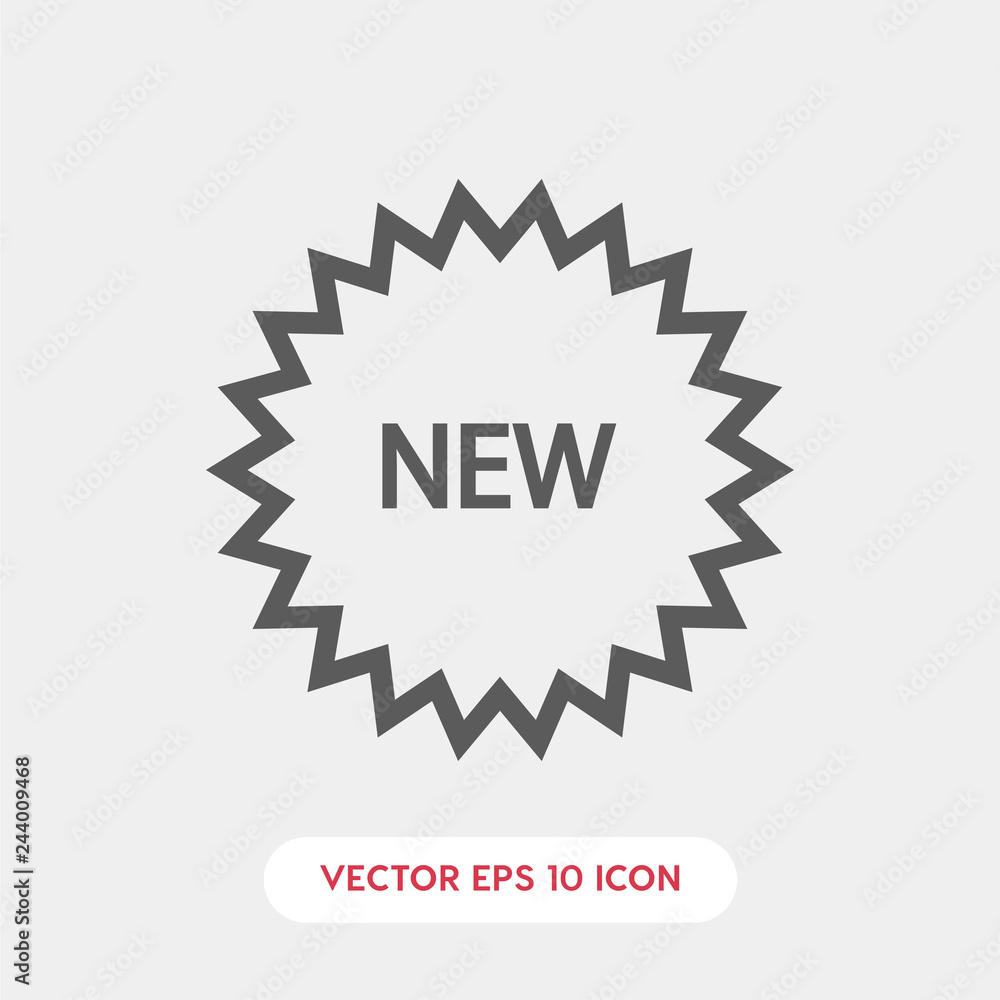 new badge icon vector new badge icon vector