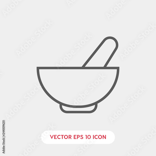 mortar icon vector