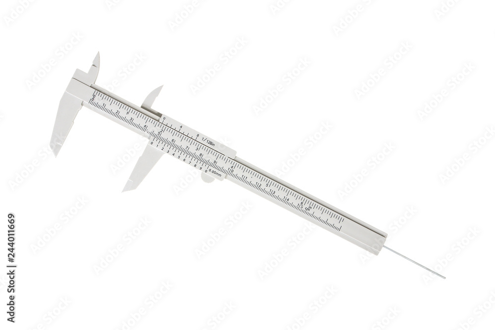 Vernier caliper engineer tool isolated on white background Vernier caliper engineer tool isolated on white background