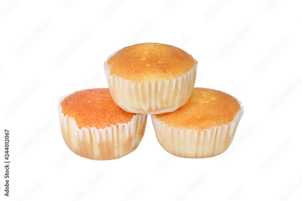 Muffin cakes,or Cupcake isolated on white Muffin cakes,or Cupcake isolated on white