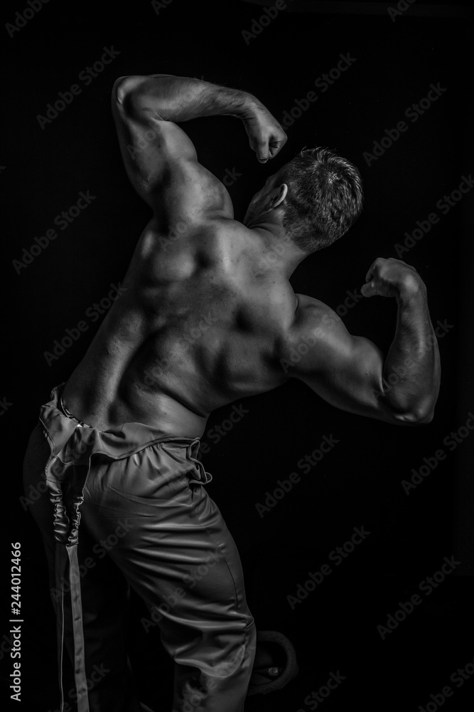 Obraz premium Sexy naked muscular man