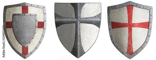 crusader's metal shields se...