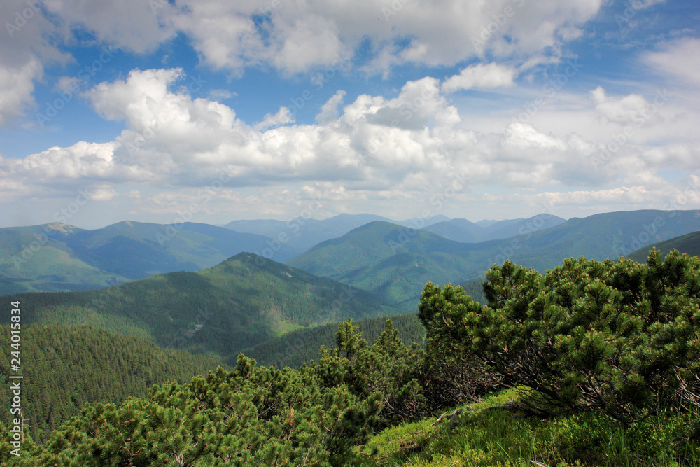 beautiful landscape of mountains with valley beautiful landscape of mountains with valley