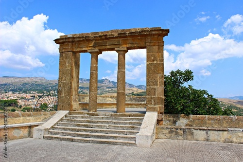 Italy, Sicily: Ruined of Sambuca of Sicily.