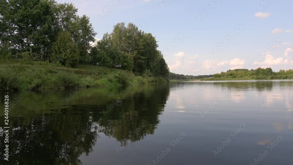 Beautiful Scenery Of The River Western Dvina Beautiful Scenery Of The River Western Dvina