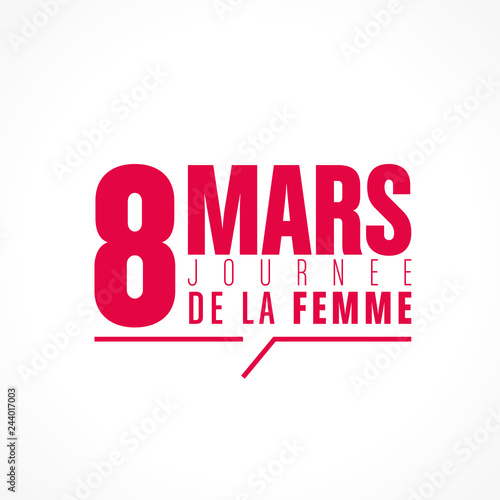 8 mars, journée de la femme
